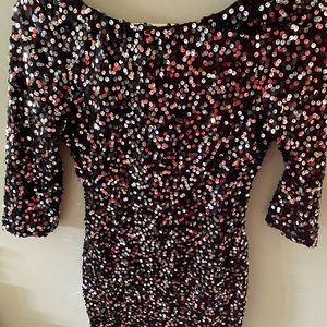 Black shimmery dress